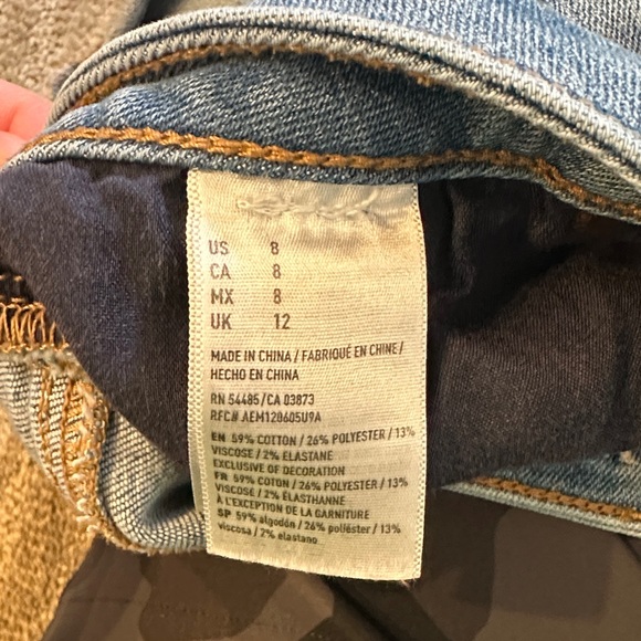 American Eagle Outfitters Light Blue Jean Shorts - Picture 4 of 4